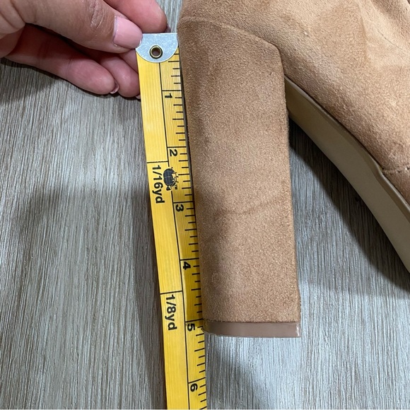 Steve Madden Elliana Tan Peep Toe Thigh High Boots - Picture 13 of 13